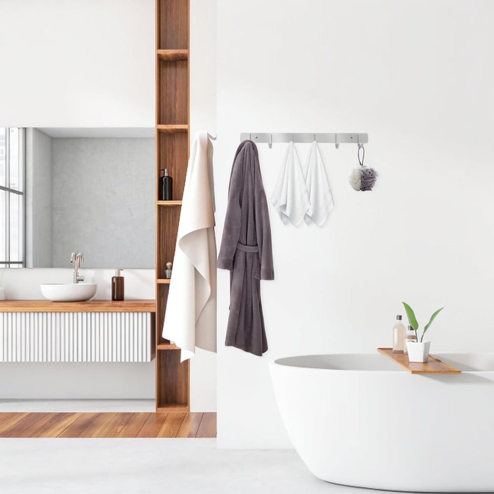 Uniwersalny, wiszący wieszak z – Home Bathroom Organizer recenzja i cena