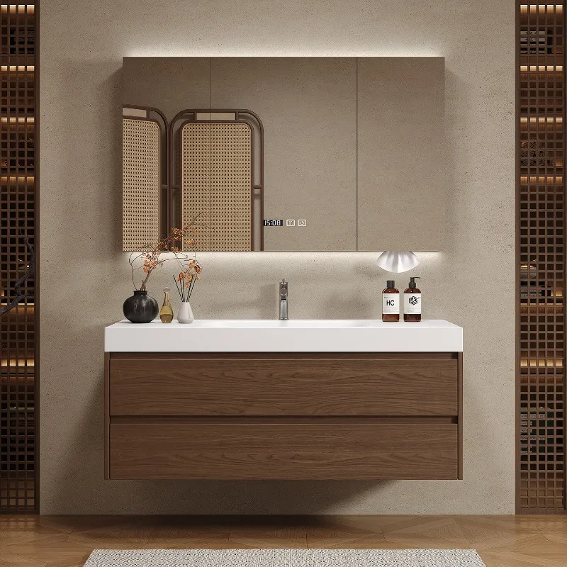 Drewniane przegrody, szafka ła – Home Bathroom Vanity Combo recenzja i cena