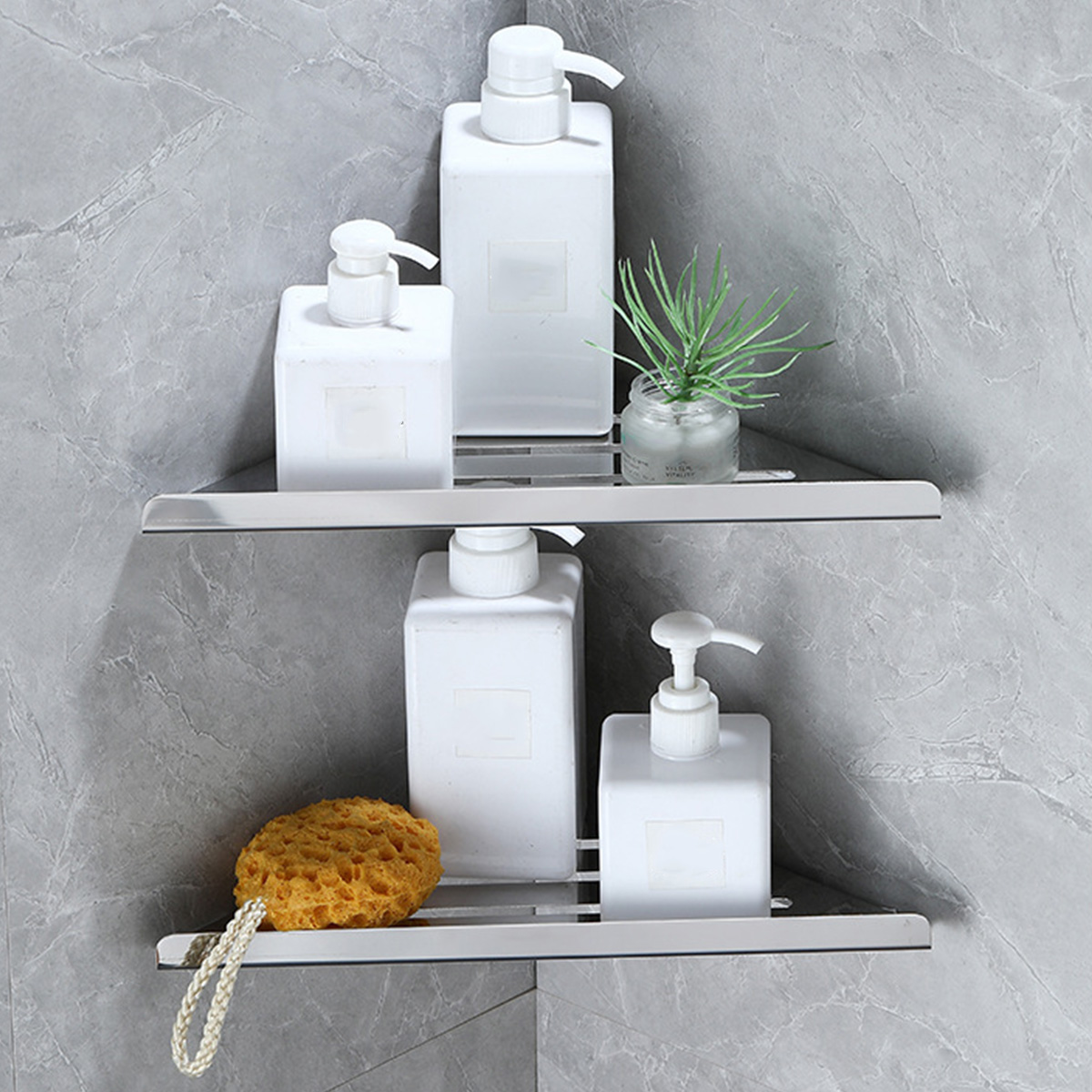 Półki łazienkowe Półka narożna – Home Edit Bathroom Storage recenzja i cena