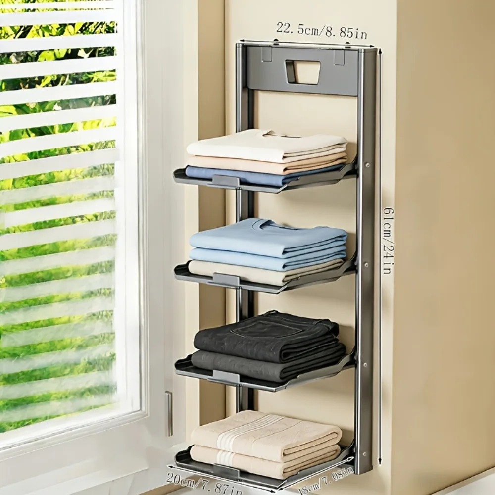 Składana, ścienna półka organi – Home Edit Bathroom Storage recenzja i cena