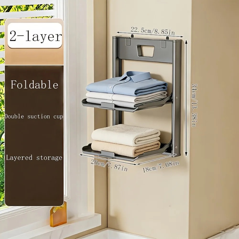Składana, ścienna półka organi – Home Edit Bathroom Storage recenzja i cena